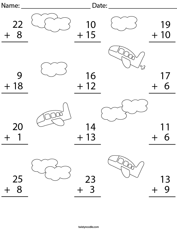 Addition To 30 Worksheets Pdf